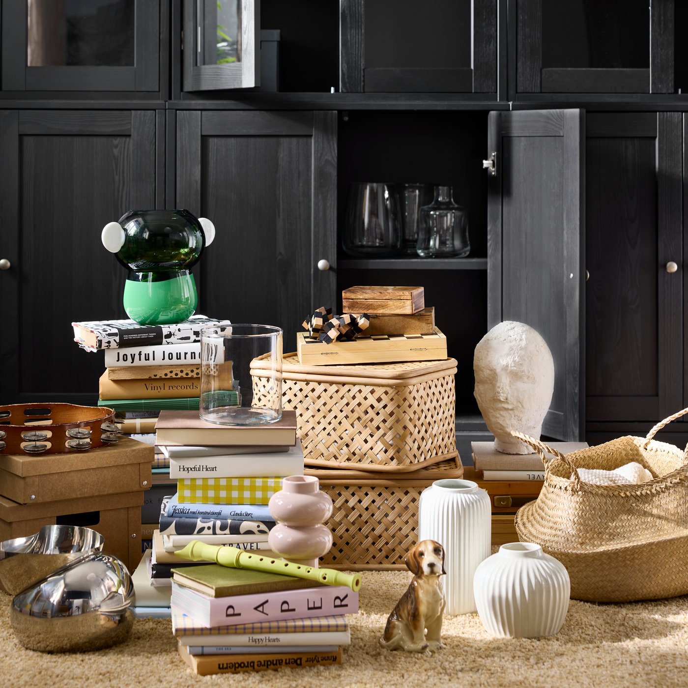 See step by step how to style your cabinet - IKEA