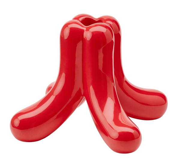 A red VINTERFINT candlestick
