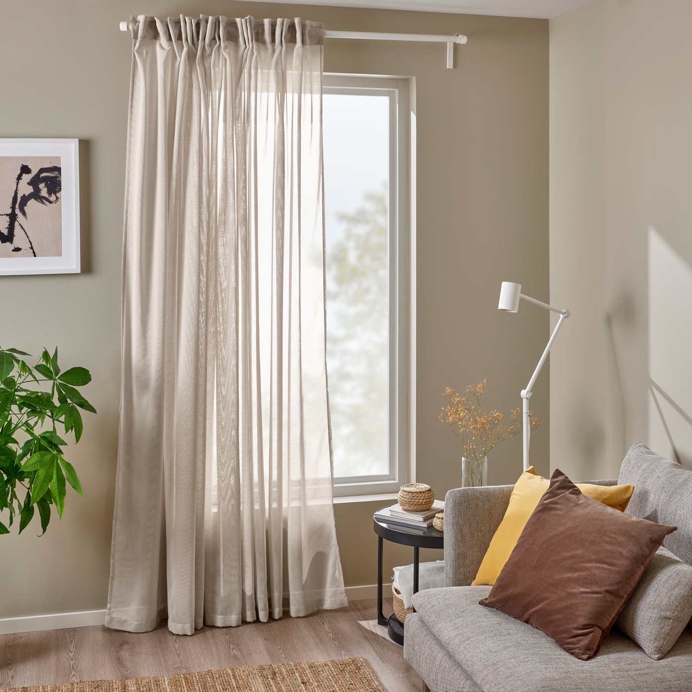 Cortinas transparentes y de malla