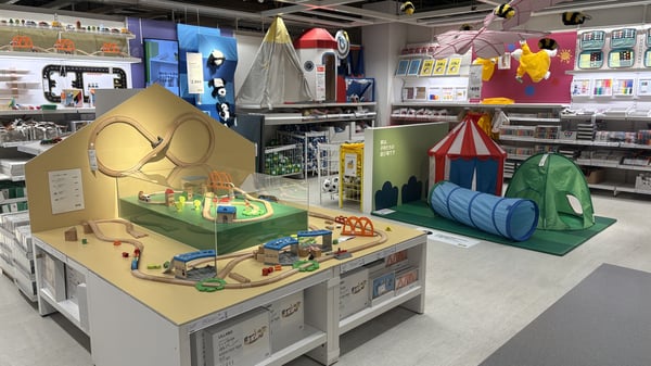 IKEA立川プレイエリアの様子