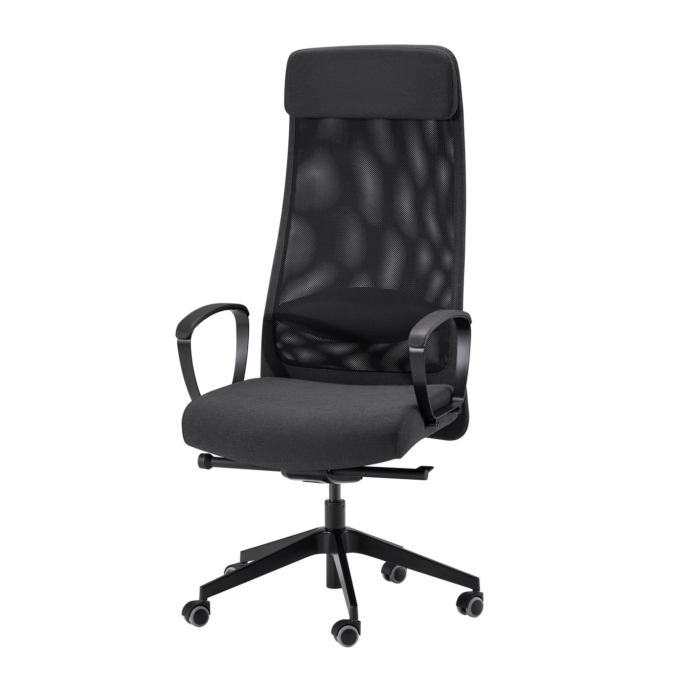 A Vissle dark grey MARKUS office chair in the NA