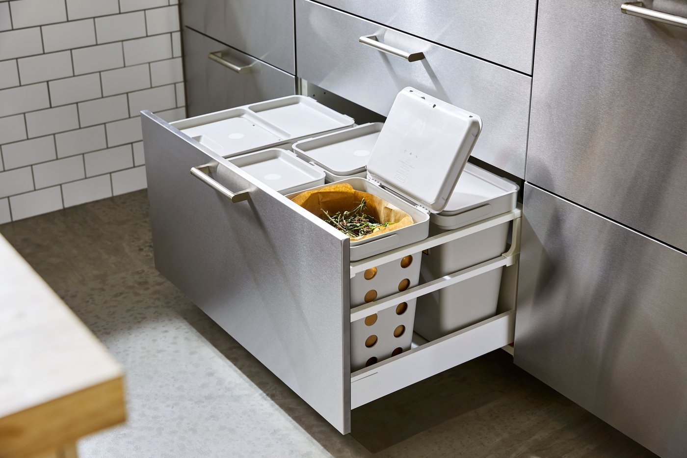 An undefined  in the kitchen