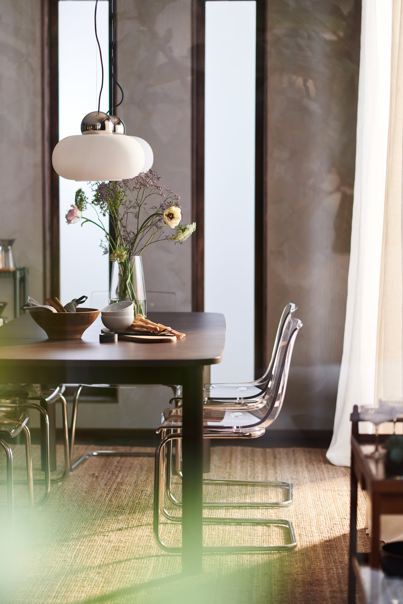 A bamboo GRÖNSAKER serving bowl