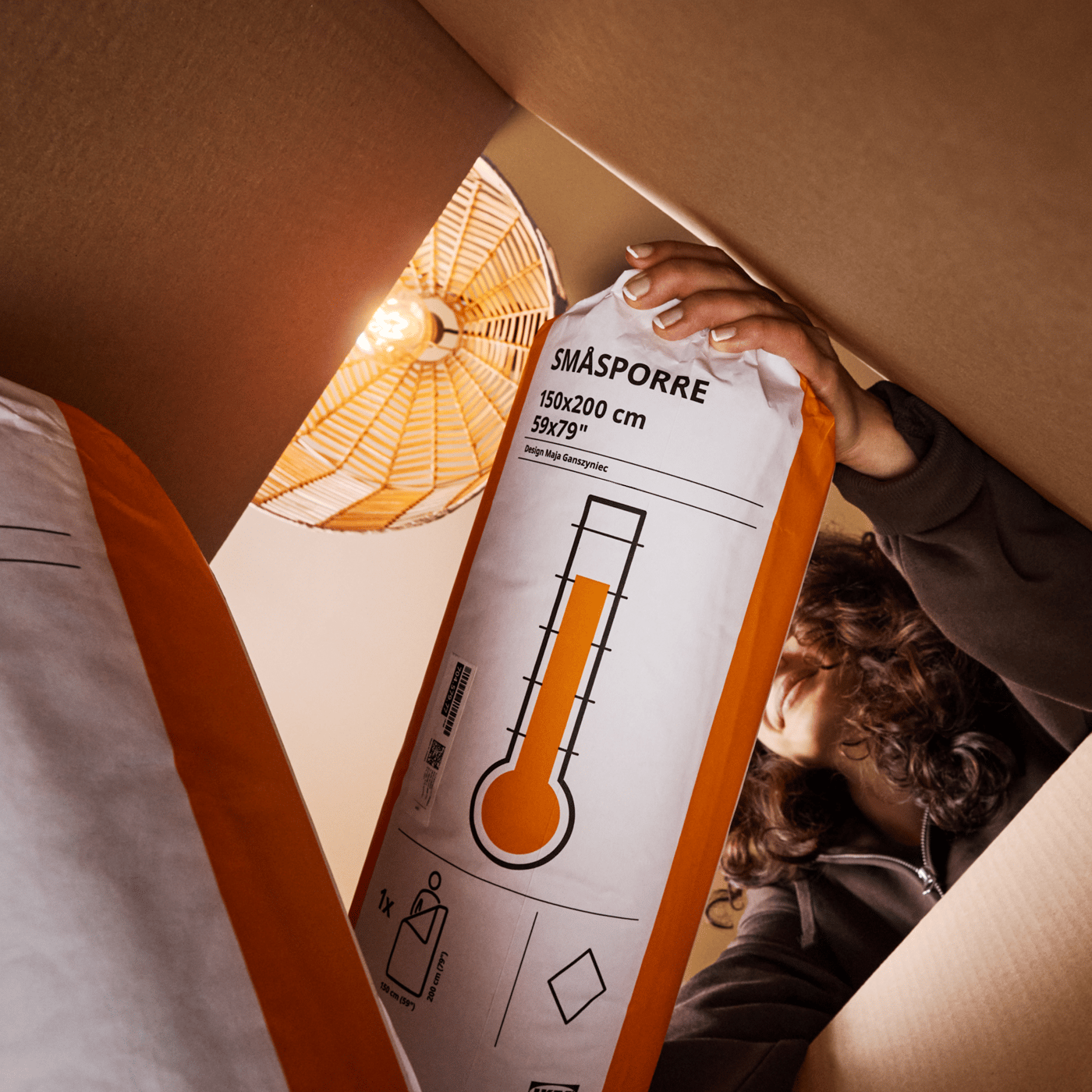 A warm SMÅSPORRE duvet