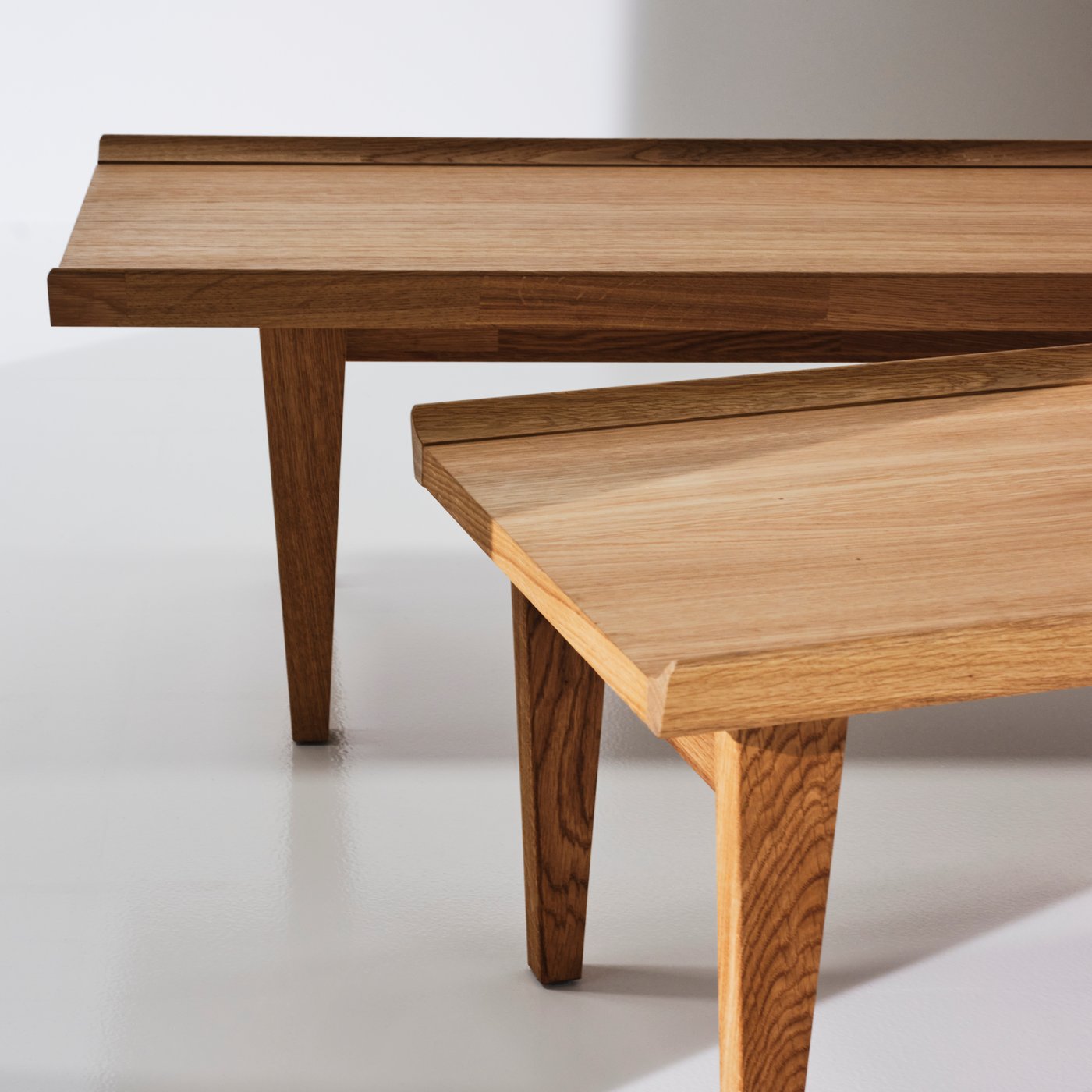 An oak GUTTANE coffee table