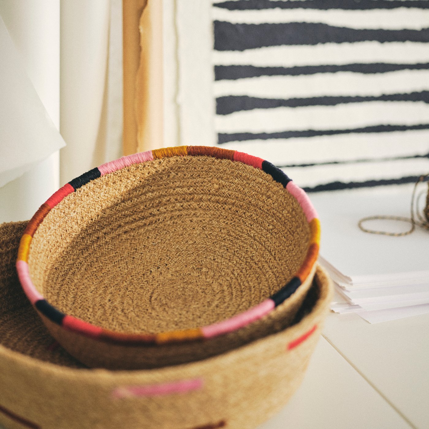 A jute MÄVINN basket