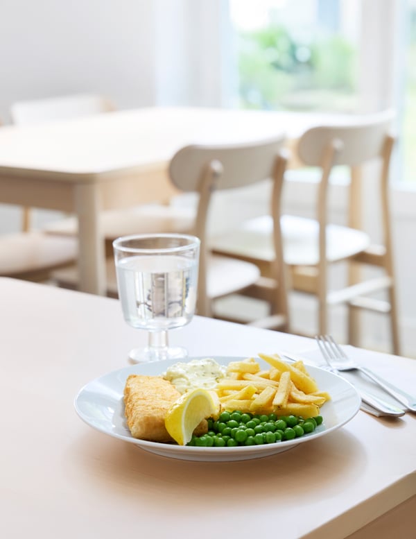 A birch RÖNNINGE chair