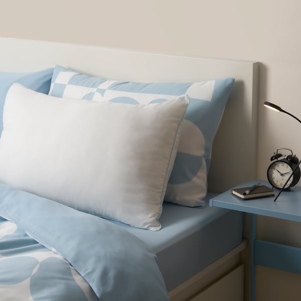 A BRUKSVARA pillow, low, stomach sleeper