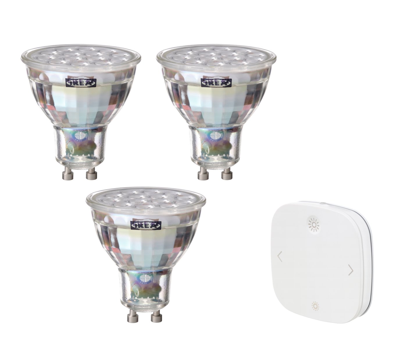IKEA TRÅDFRI startkit, smart/trådlös dimbar vitt spektrum, GU10