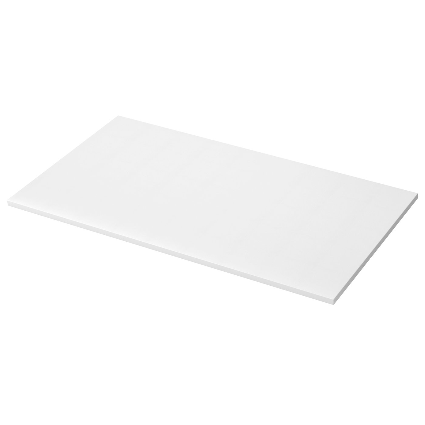 IKEA MÖCKLERYD bänkskiva, vit/laminat, 123x2.2 cm