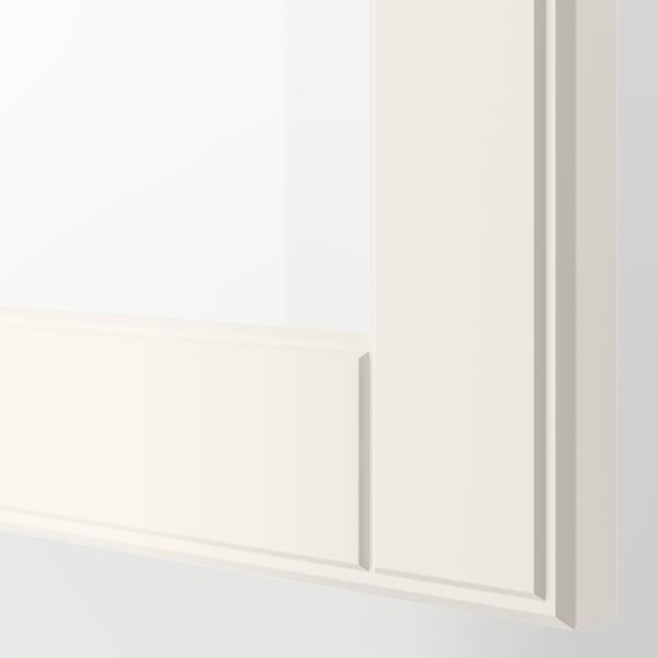 Une porte en verre blanc/clair OSTVIK