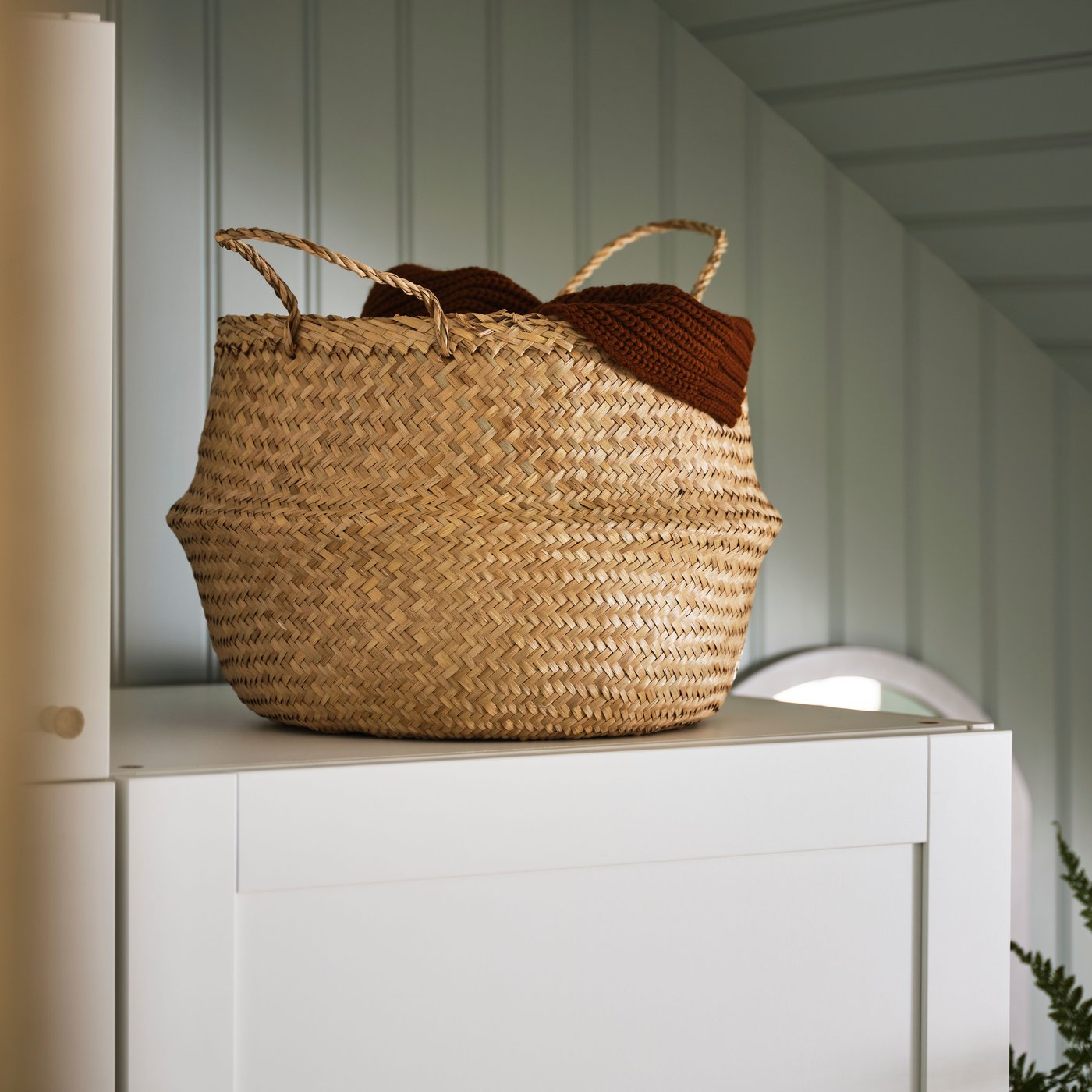 A seagrass FLÅDIS basket