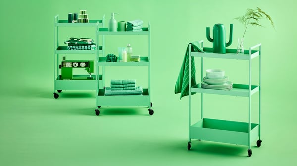 NISSAFORS green trolley