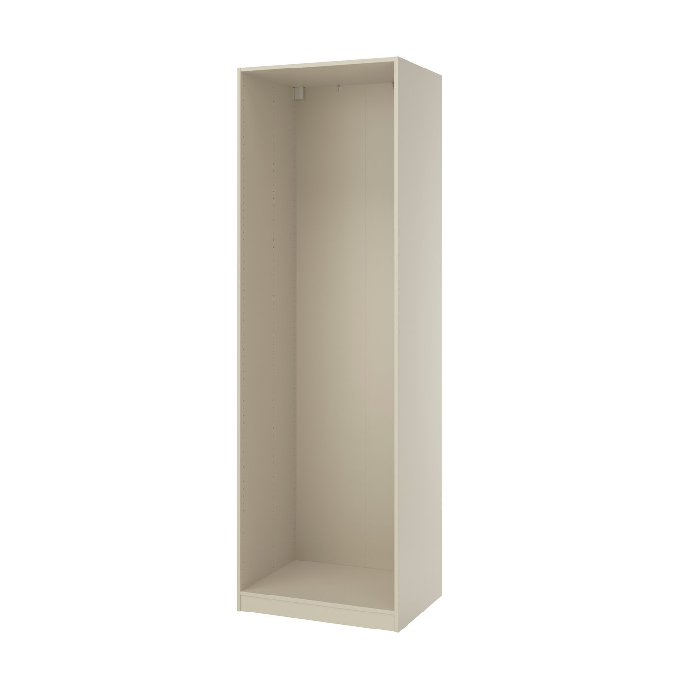 A grey-beige PAX wardrobe frame in 75cm 