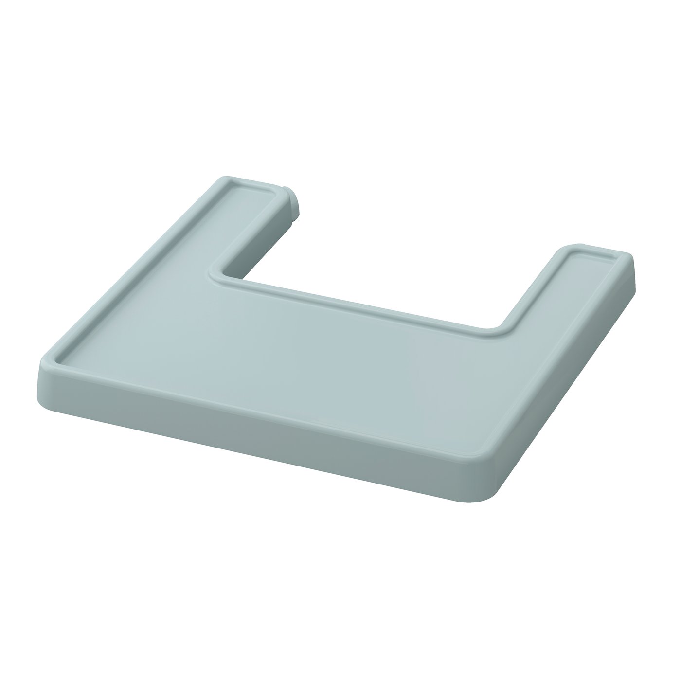 IKEA ANTILOP bricka till hög barnstol, gråblå