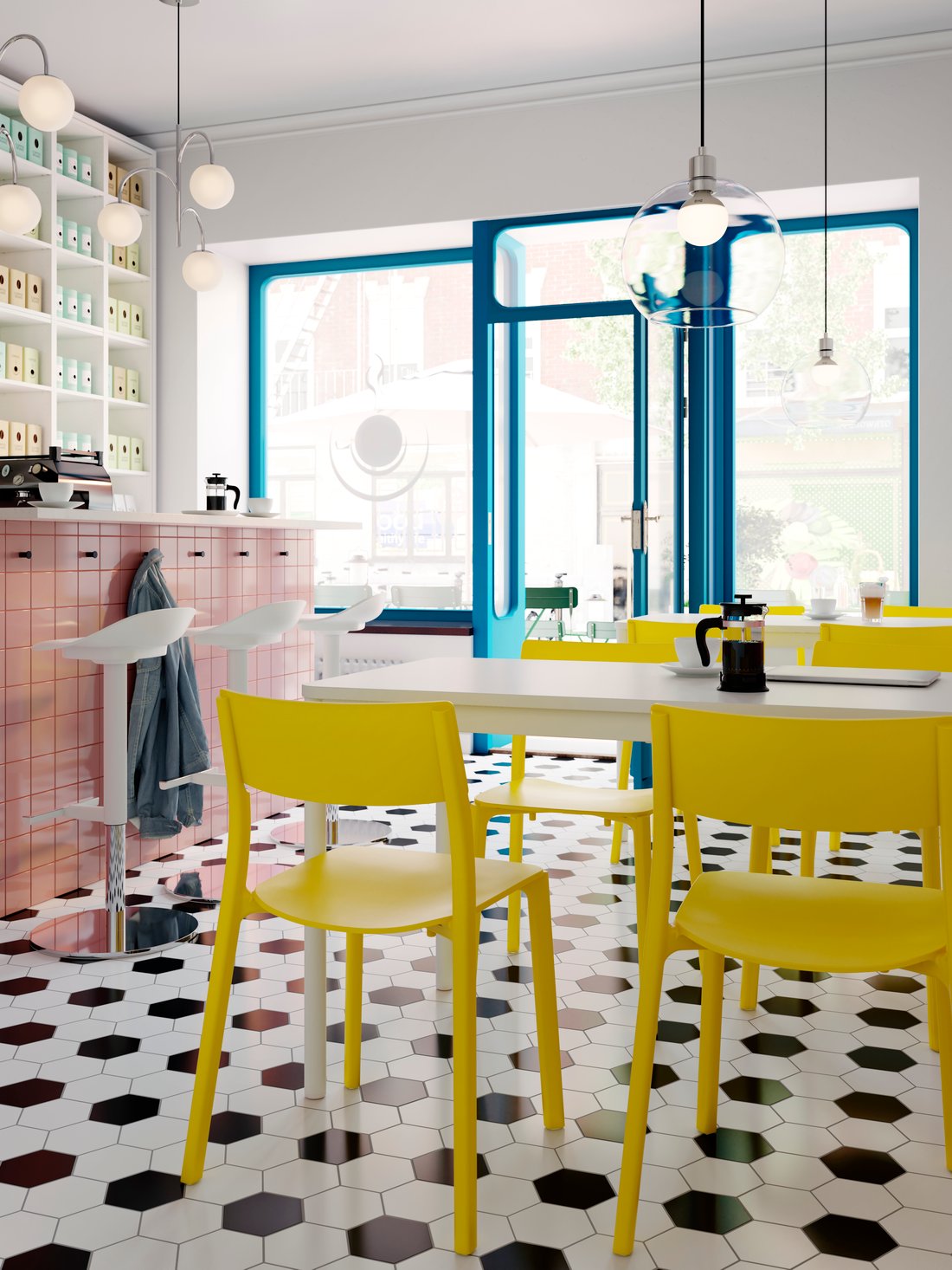 An eclectic bar and café with a vibrant atmosphere - IKEA