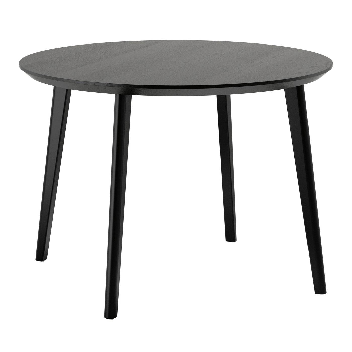 IKEA LISABO bord, svart/askfaner, 105 cm
