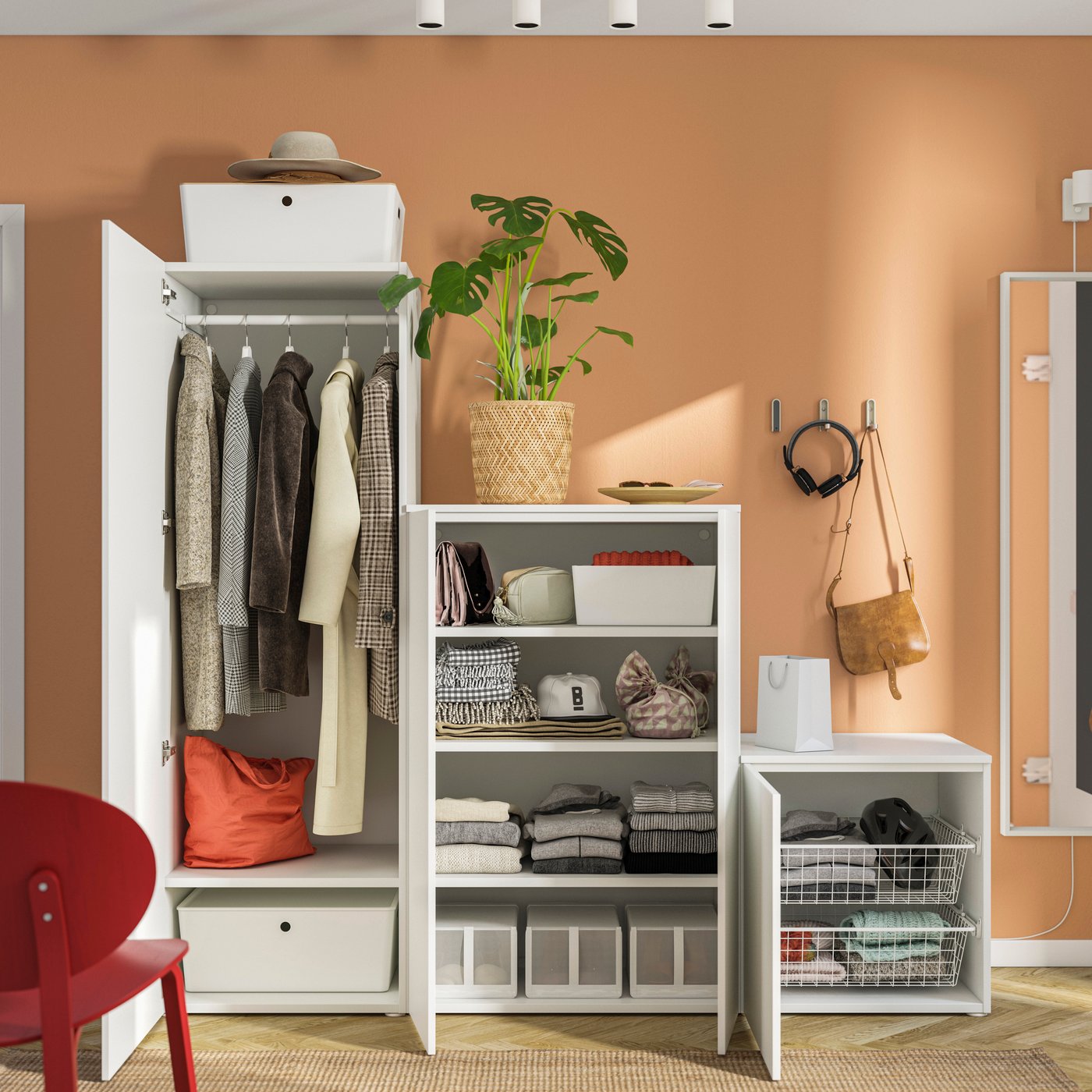 Una cabina armadio ben organizzata e personalizzata - IKEA Italia