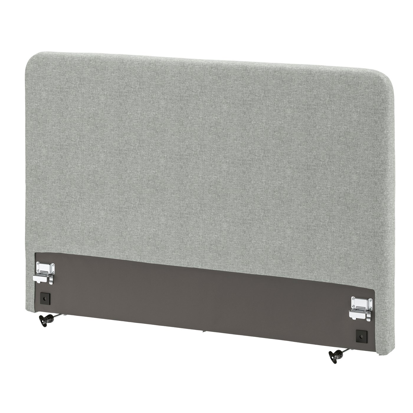 IKEA LJUSFJÄLLET sänggavel, inkl ben/tibbleby beige/grå, 140 cm