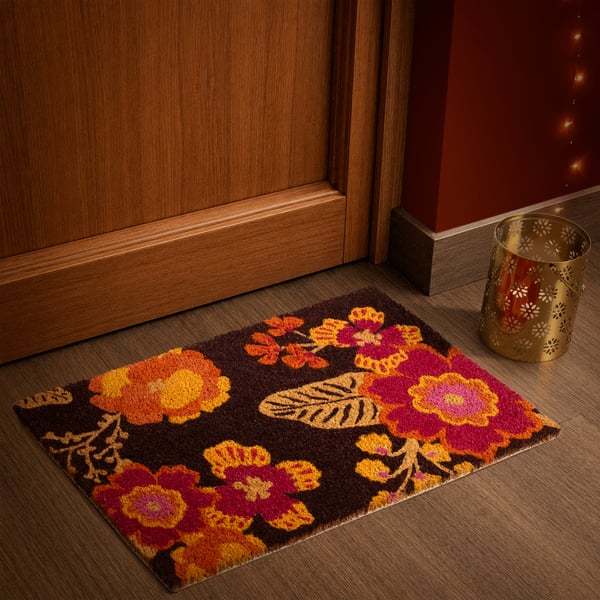 A multicolour AROMATISK door mat