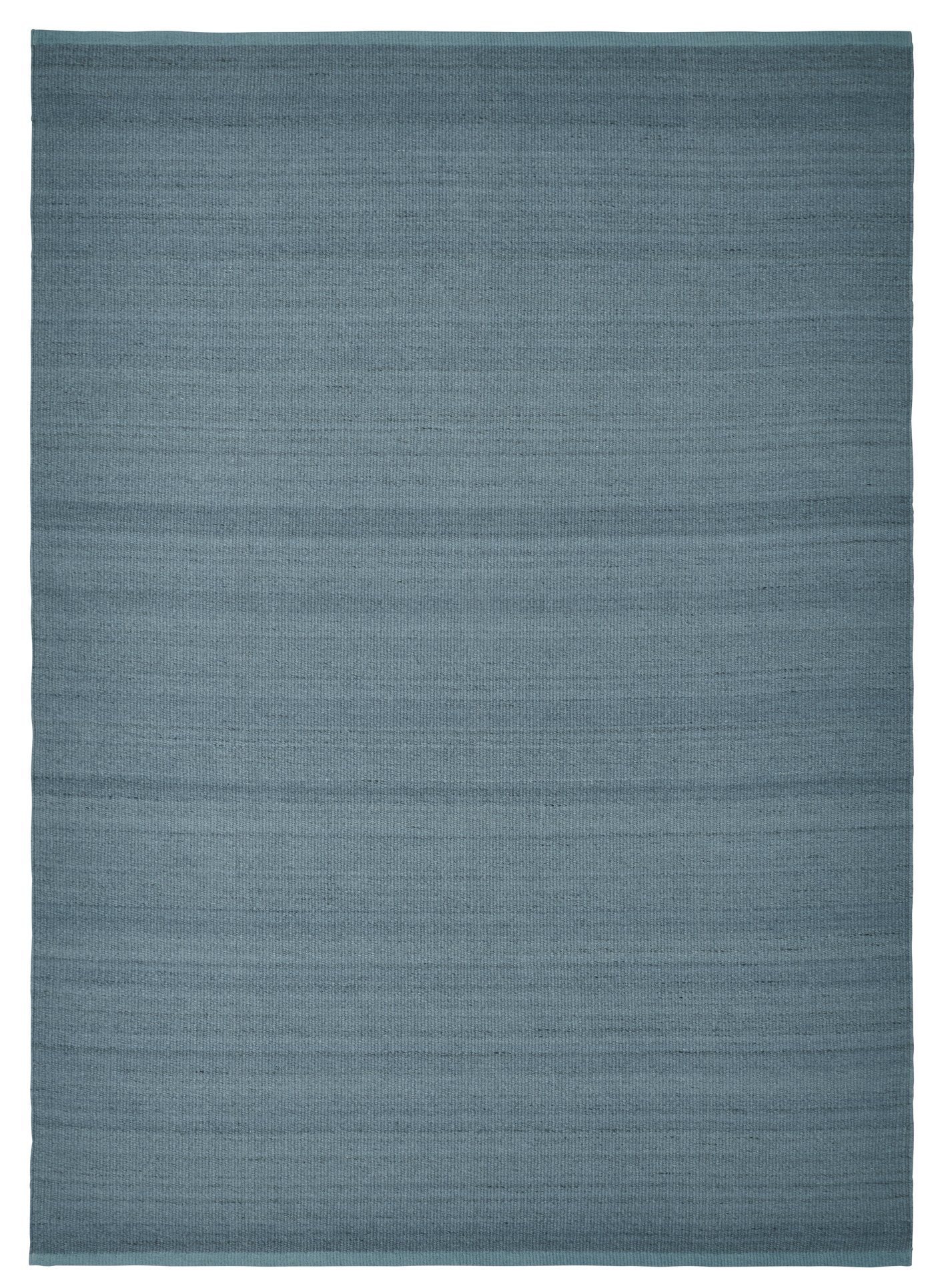 A grey-blue TIDTABELL rug, flatwoven