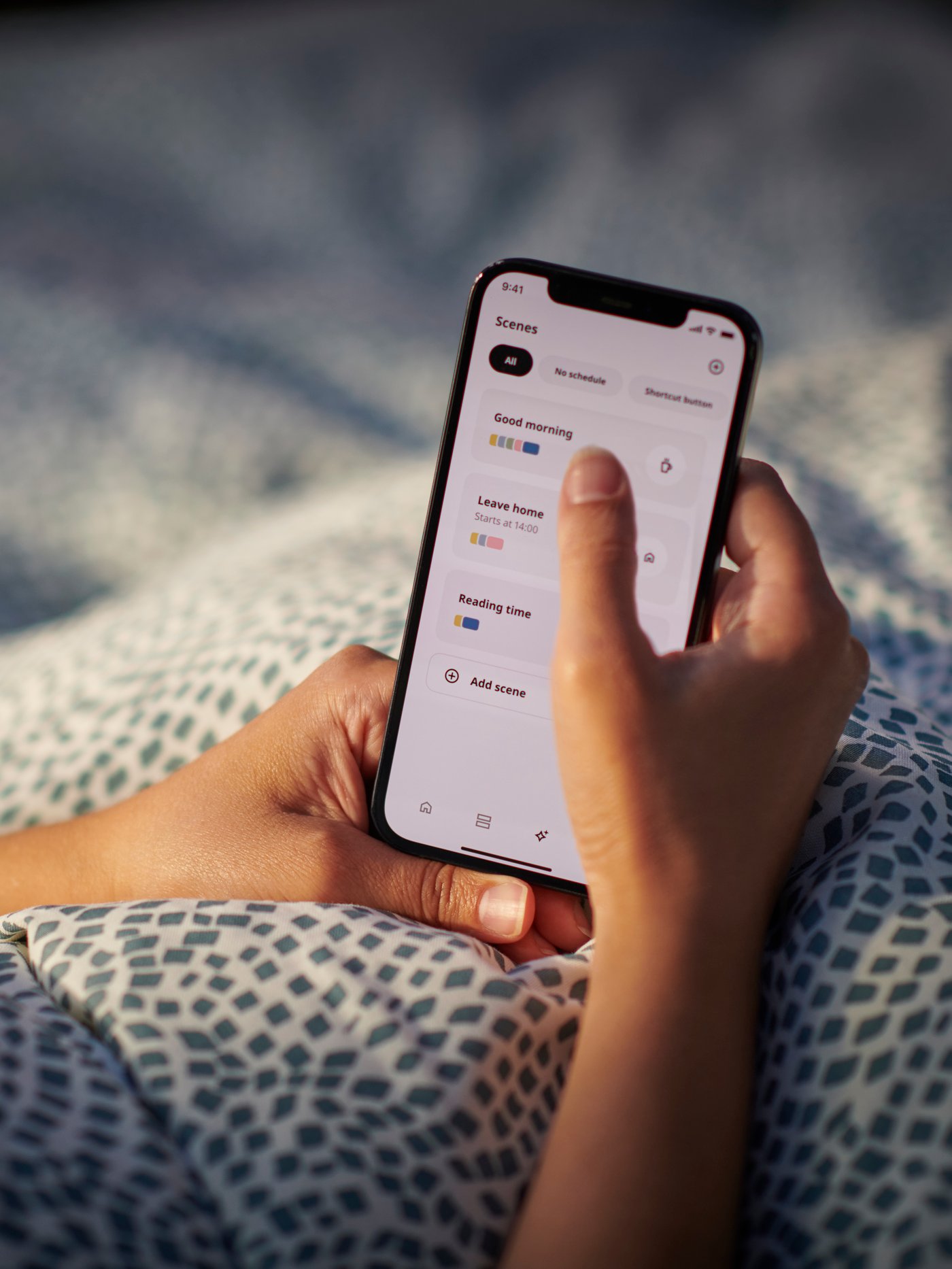 An IKEA HOME SMART app