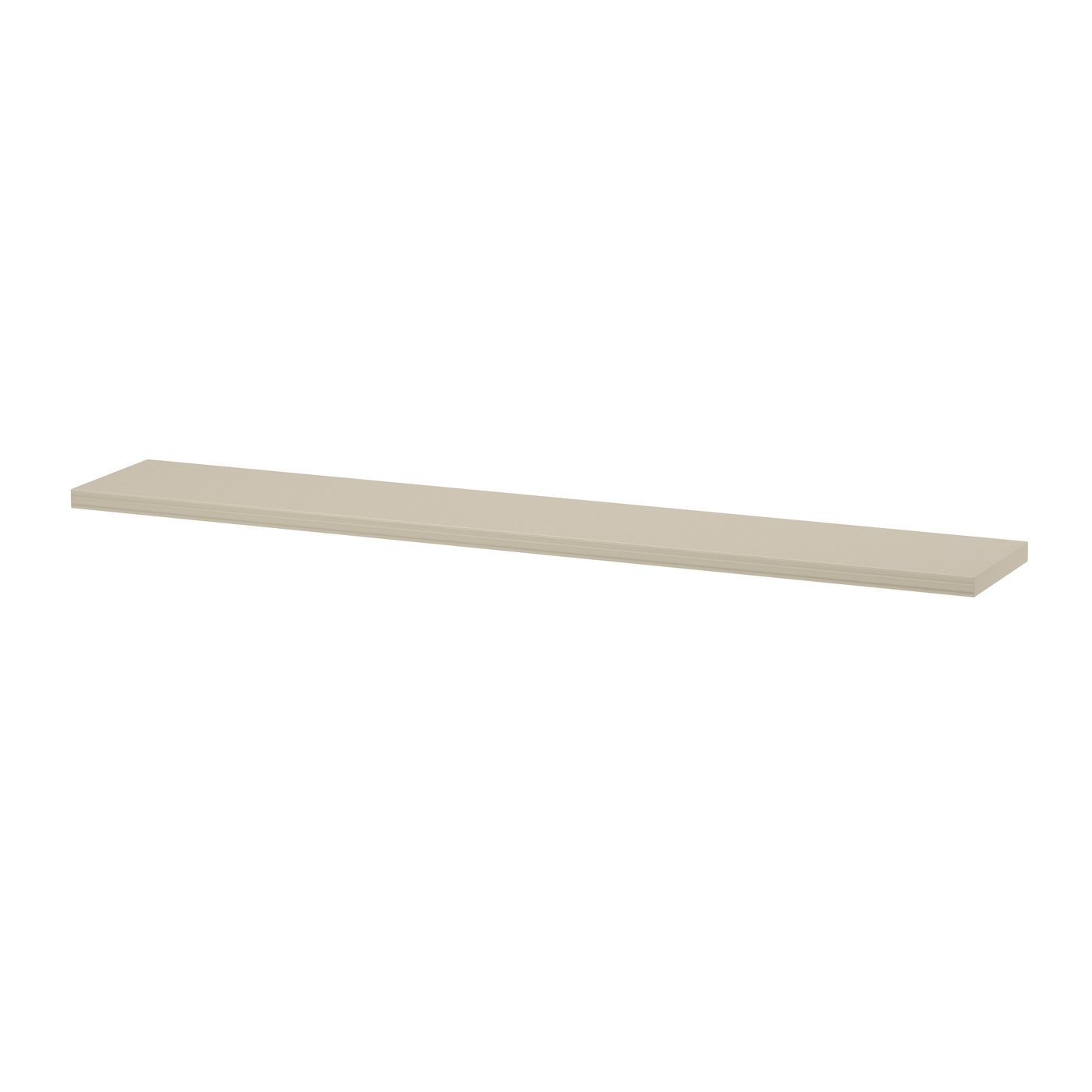 IKEA BERGSHULT hyllplan, gråbeige, 120x20 cm