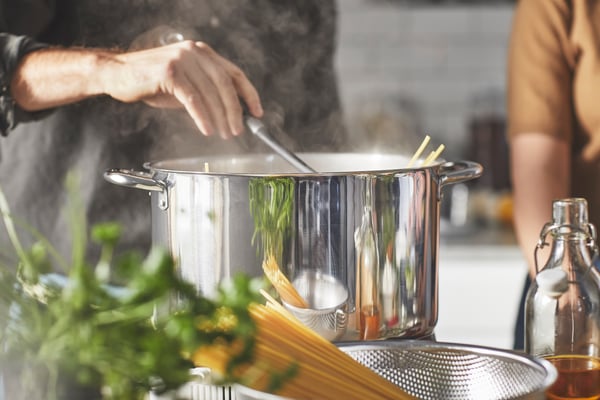 Cuocipasta con doppio cestello: la pastaiola di Tognana - Tognana Home