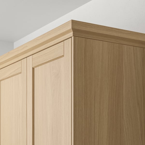 An oak effect FORSBACKA deco strip