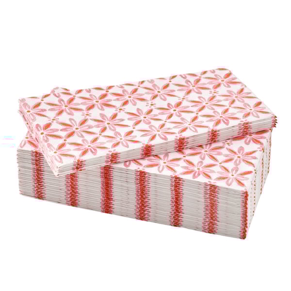 SMÖRFISK スモールフィスク 紙ナプキン, 模様入り/マルチカラー, 38x38cm