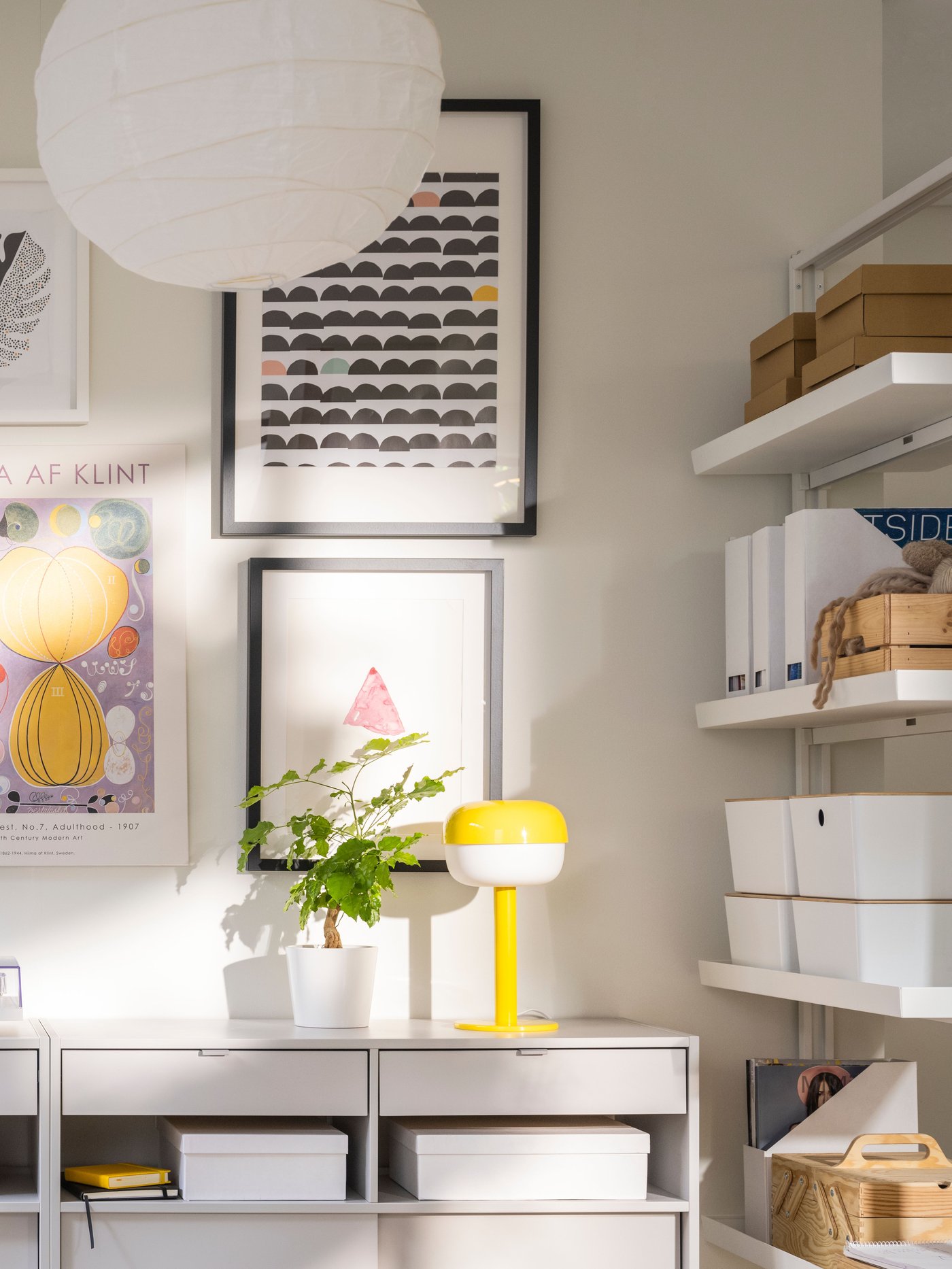 A white RÖDALM frame