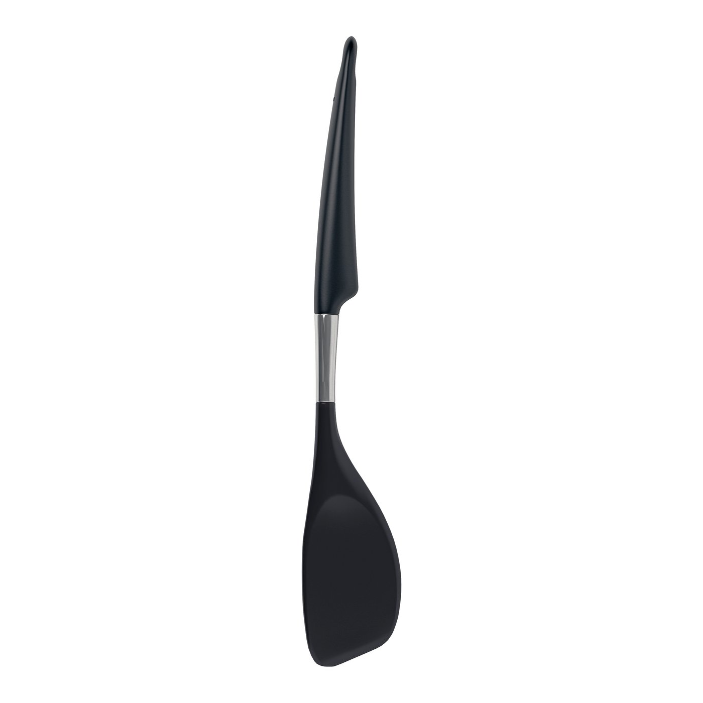 Ein IKEA 365+ HJÄLTE Rührspatel aus rostfreiem Stahl/schwarz