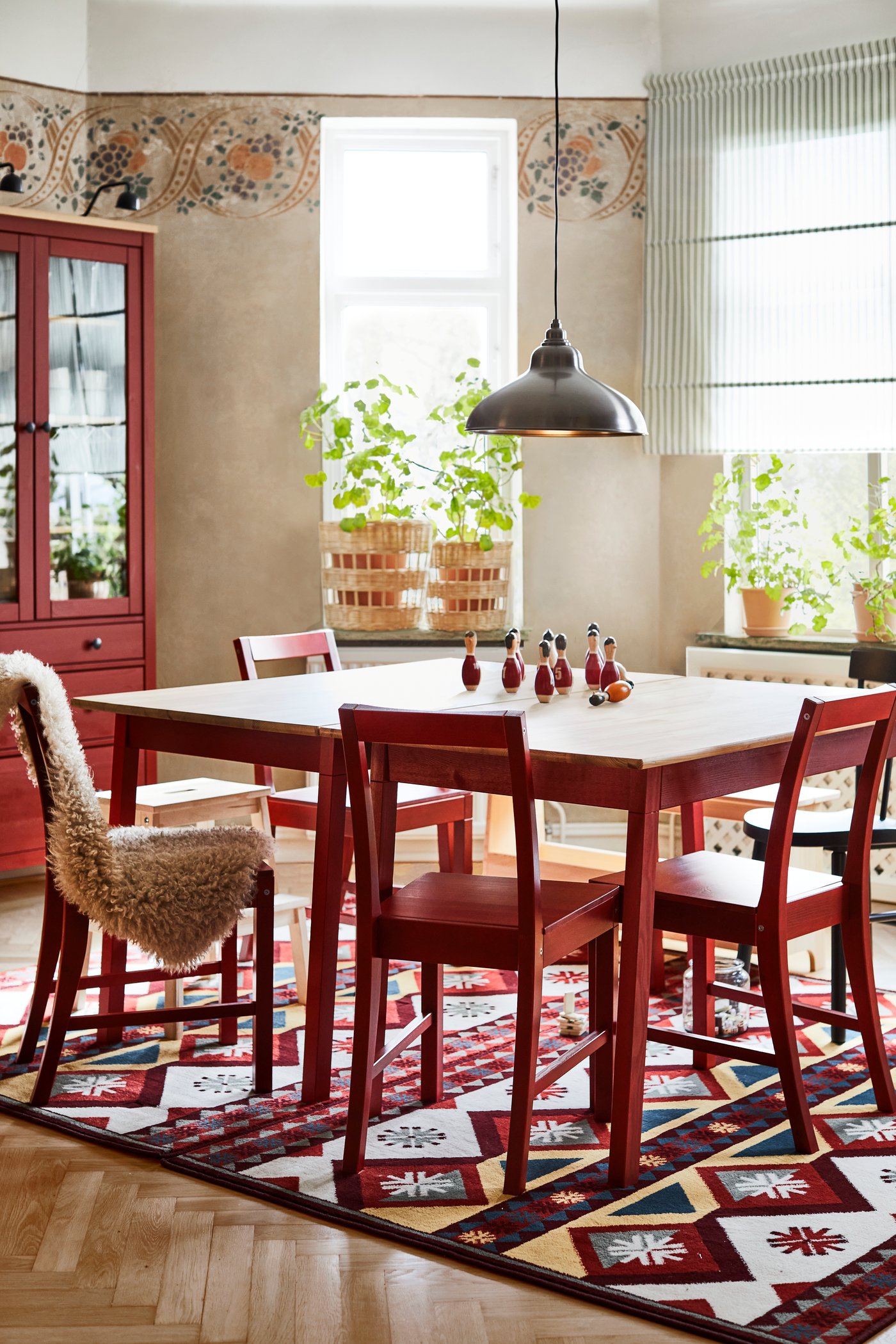 A multicolour CYKELVÄG rug, low pileViacfarebný koberec CYKELVÄG, s nízkym vlasom