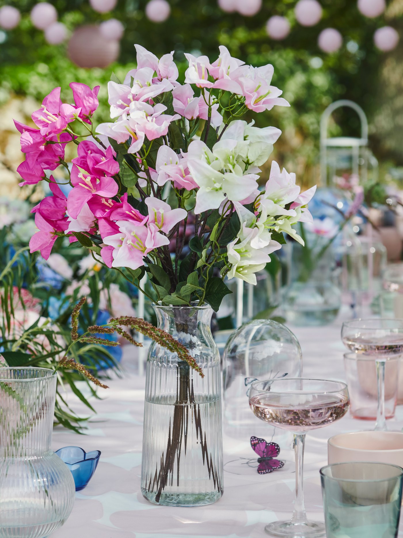 Bouquet artificiel SMYCKA « Bouganvilla » aux couleurs variées, pour l'intérieur et l'extérieur