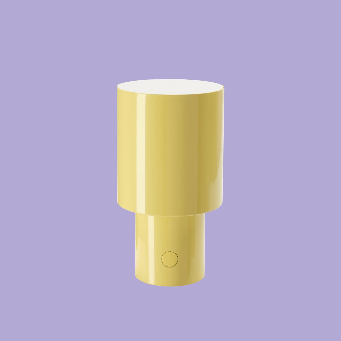 A dimmable/yellow SPETSBOJ table lamp in the NA