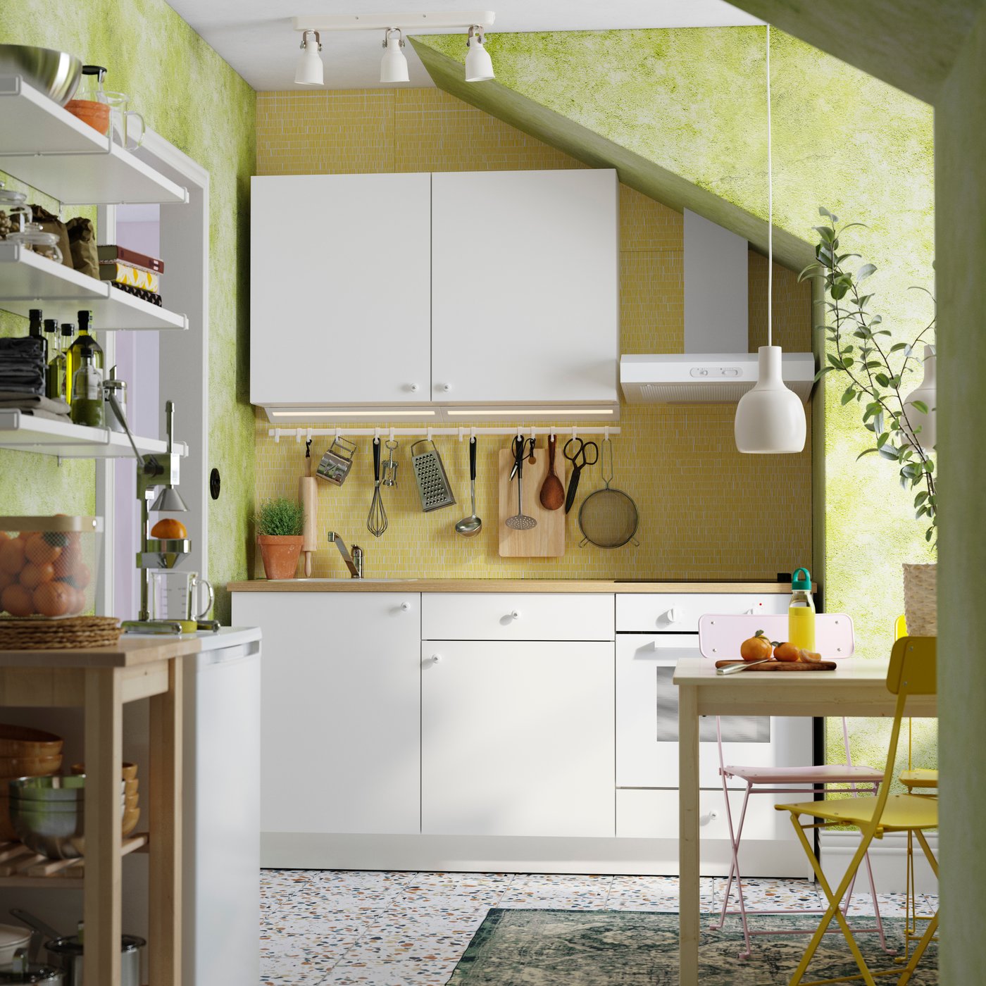 A white KNOXHULT kitchen