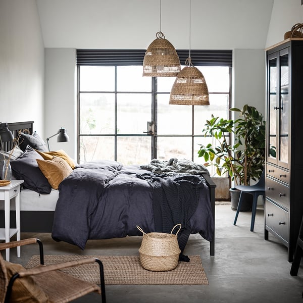 Bright bedroom space