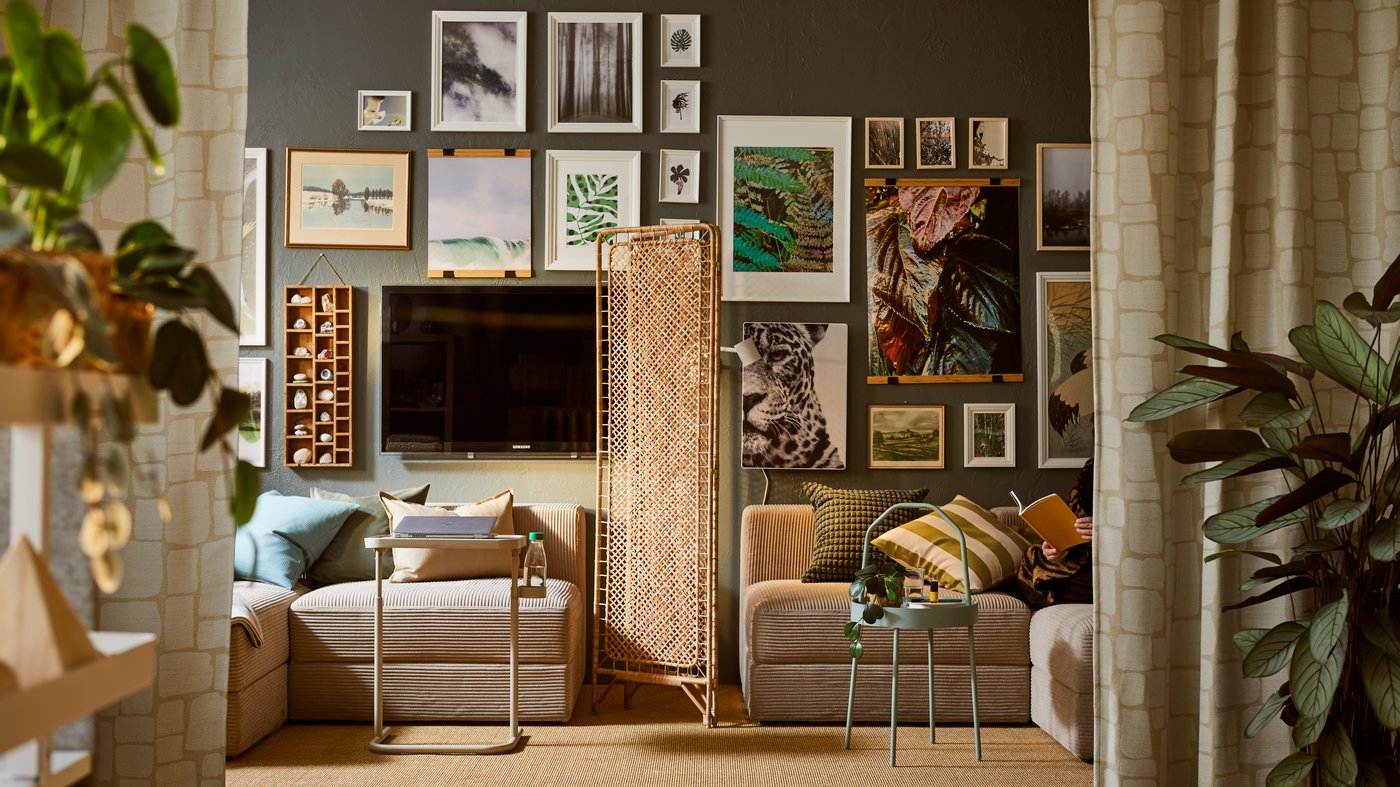 Living room divider ideas that transform open spaces - IKEA