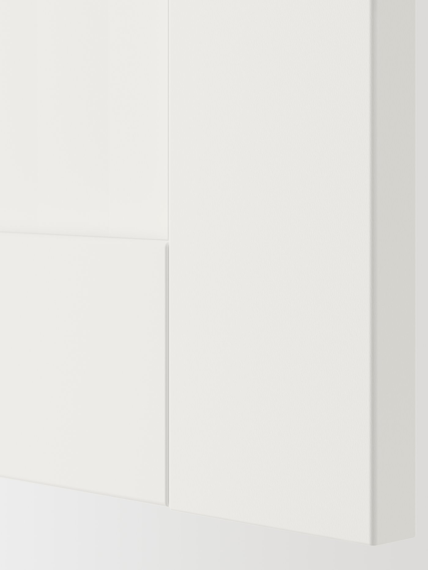 A white frame ENHET door in the NA