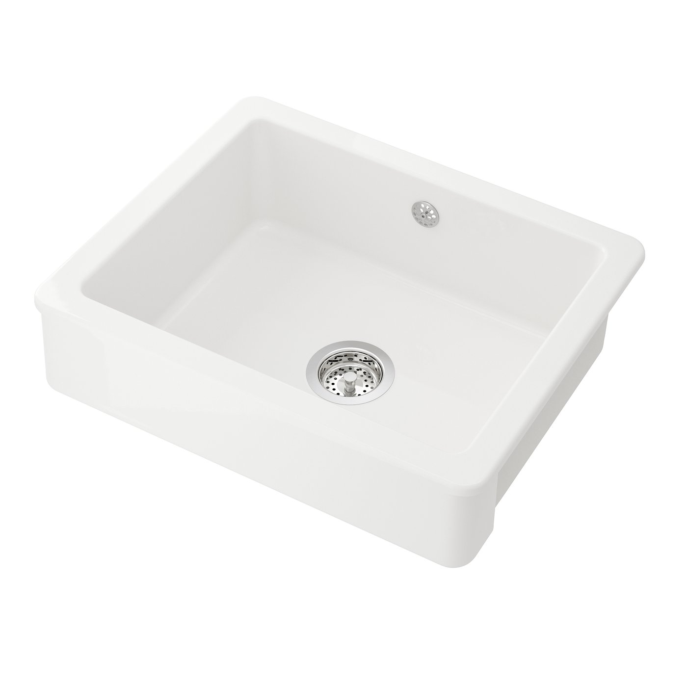 IKEA HAVSEN diskho med synlig front, vit, 62x48 cm