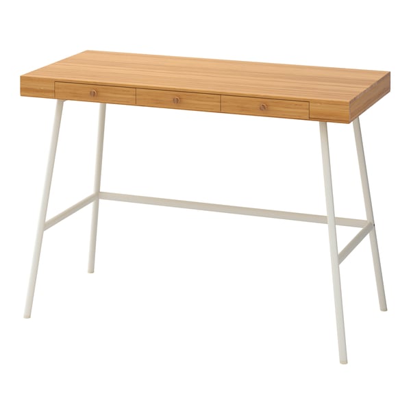 A bamboo LILLÅSEN desk