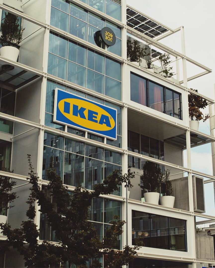 Ulaz u novu IKEA Robnu kuću u Beču.