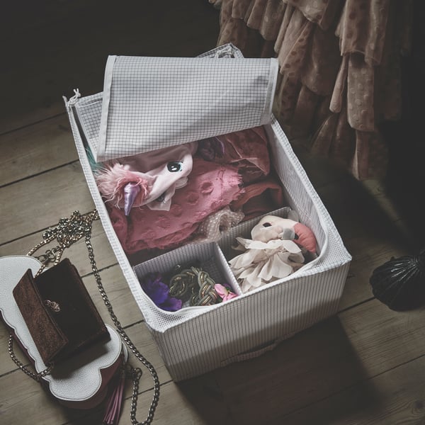 A white/grey STUK storage case