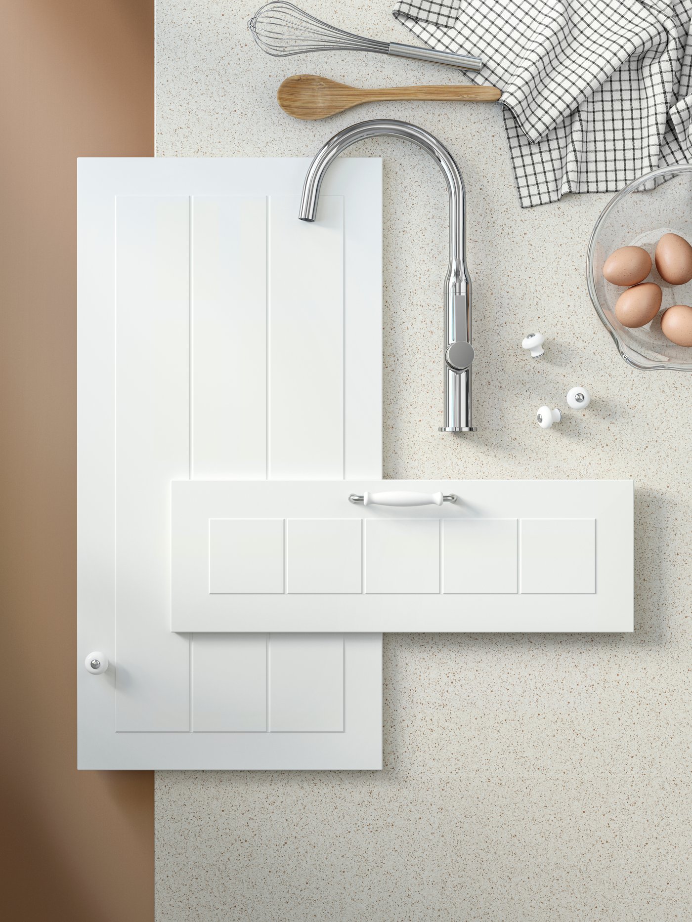 Bílá dvířka STENSUND