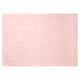 A light pink, rectangular bath mat named ALMTJÄRN. Its soft, made of microfiber with a latex backing for grip.