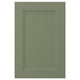 A green AXSTAD cabinet door with a flat panel design.