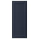 A dark blue AXSTAD kitchen cabinet door with a smooth, rectangular design and inset panel. Its made from fibreboard with a plastic foil front.