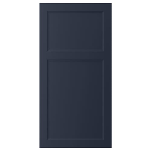 AXSTAD, blue, rectangular, smooth door with inset panel.
