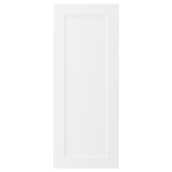 AXSTAD white kitchen door, modern/traditional design, matte finish, rectangular shape, inset panel.