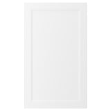 AXSTAD: white, rectangular kitchen cabinet with smooth lines and inset panel, made from fiberboard and recycled plastic foil.